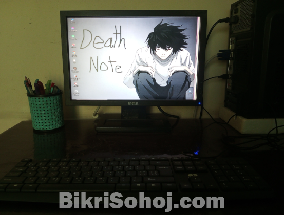 Core i5, 8gb ram, 500gb HDD, 150gb ssd with monitor